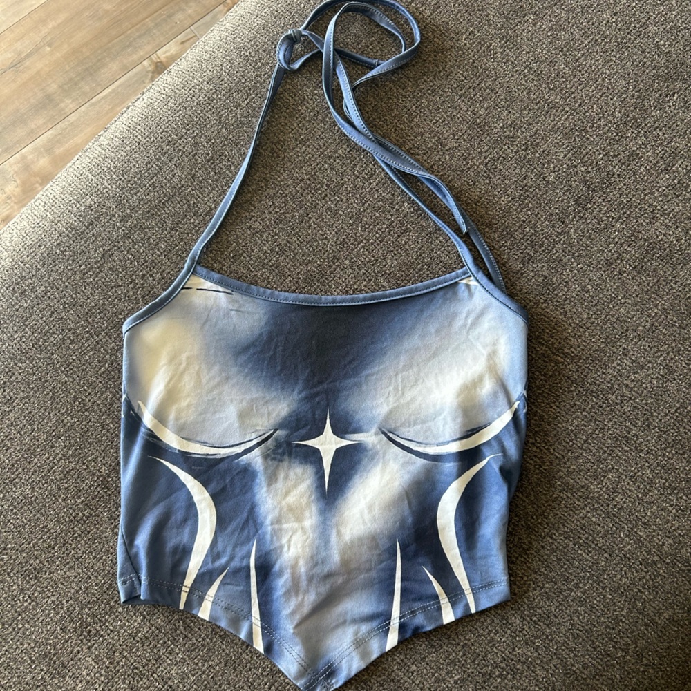 SHEIN Iconic Blue and White Apparel
